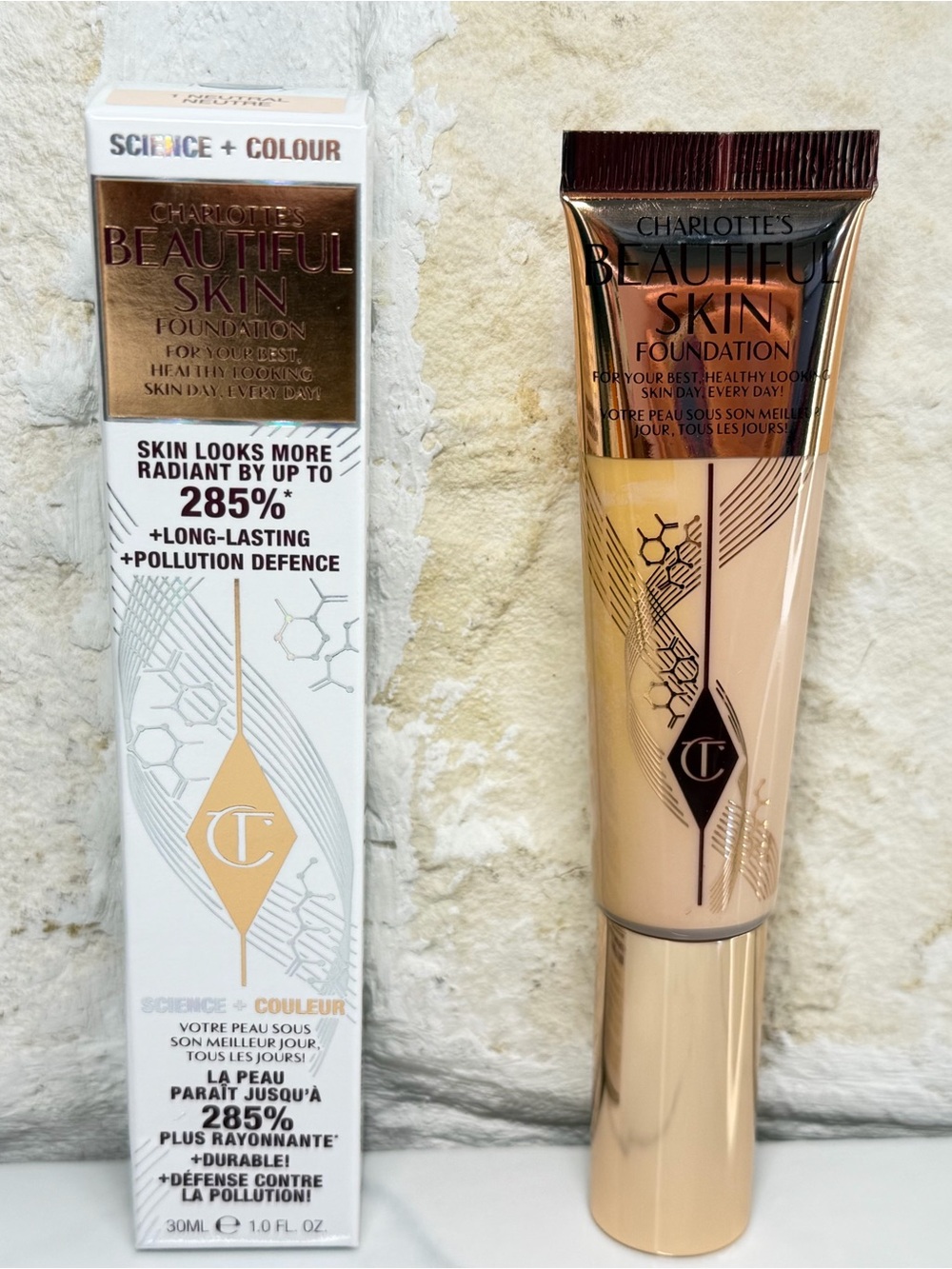 ⭐ CHARLOTTE TILBURY CHARLOTTE’S BEAUTIFUL SKIN FOUNDATION - 1 NEUTRAL